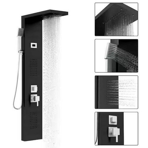 Nabiyy 45'' Shower Panel with Fixed Shower Head Wayfair